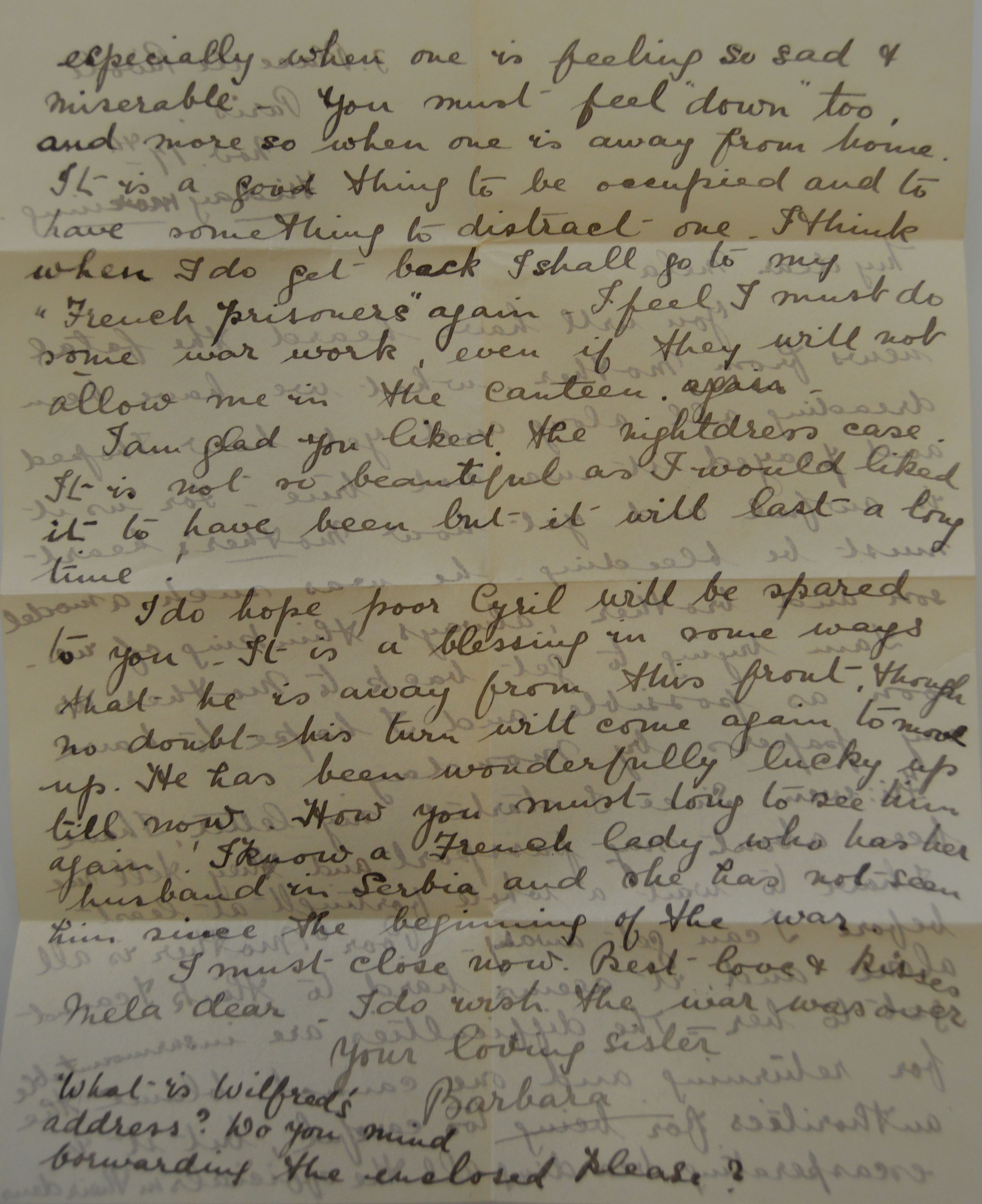 November 17th 1916 Letter from Barbara Brown Constable to her sister